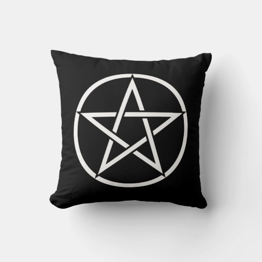 Wiccan & Magick Pentagram Pentacle - M1 クッション (正面)