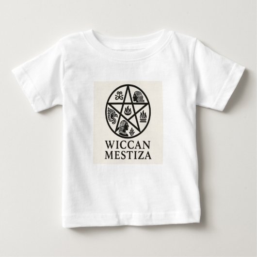 Wiccan Mestiza + Mexica Heart ベビーTシャツ (正面)