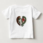 Wiccan Mestiza + Mexica Heart ベビーTシャツ (裏面)