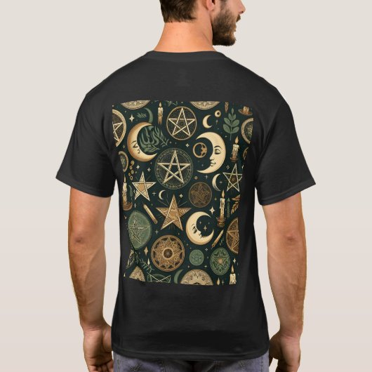 Wiccan Pattern 2 Tシャツ (裏面)