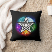 Wiccan pentagram クッション (ブランケット)