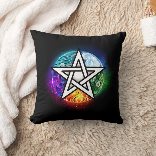 Wiccan pentagram クッション (ブランケット)