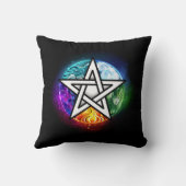 Wiccan pentagram クッション (裏面)