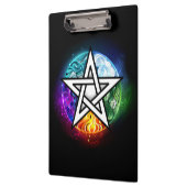 Wiccan pentagram クリップボード (左)