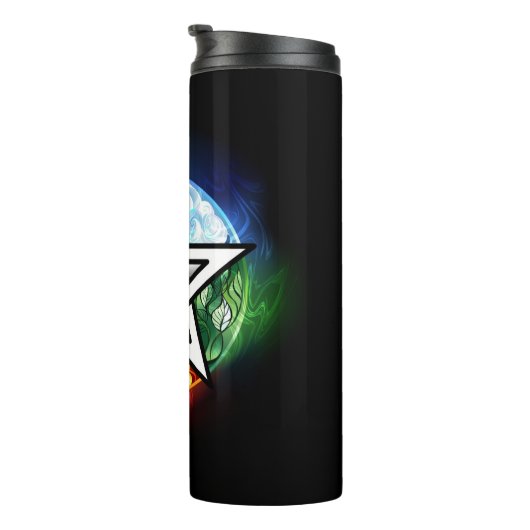 Wiccan pentagram タンブラー (回転右)