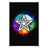 Wiccan pentagram フォトプリント            (正面)