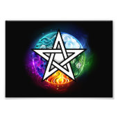 Wiccan pentagram フォトプリント            (正面)