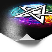 Wiccan pentagram フォトプリント            (角)