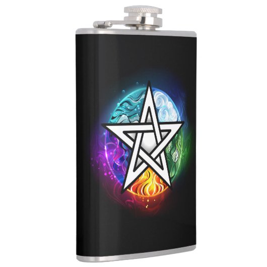 Wiccan pentagram フラスク (右)