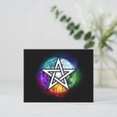 Wiccan pentagram ポストカード (スタンド正面)