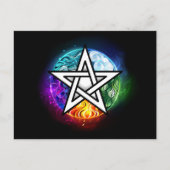 Wiccan pentagram ポストカード (正面)