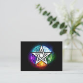 Wiccan pentagram ロイヤリティカード (スタンド正面)