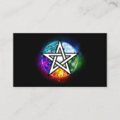Wiccan pentagram 名刺 (正面)