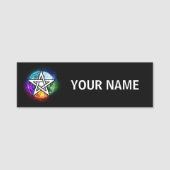 Wiccan pentagram 名札 (正面)