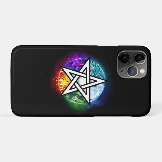 Wiccan pentagram Case-Mate iPhoneケース (裏面(横))