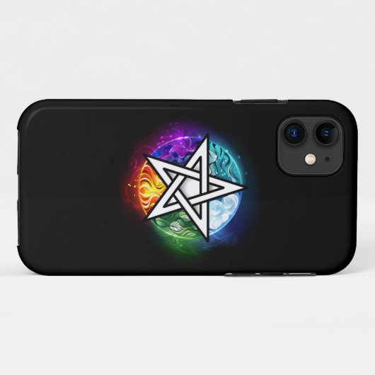 Wiccan pentagram Case-Mate iPhoneケース (裏面(横))