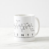 Wicentyペプチド名mug コーヒーマグカップ (正面右)
