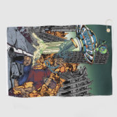 Wick311、ディスクゴルフタオル、マイクロファイバー ゴルフタオル (横)