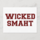 Wickd (Smaht)頭が切れるカレッジボストン ポストカード (正面)