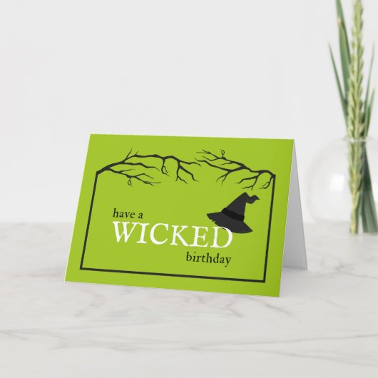 WICKED バースデー カード (正面)