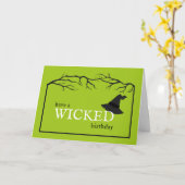 WICKED バースデー カード (黄色い花)