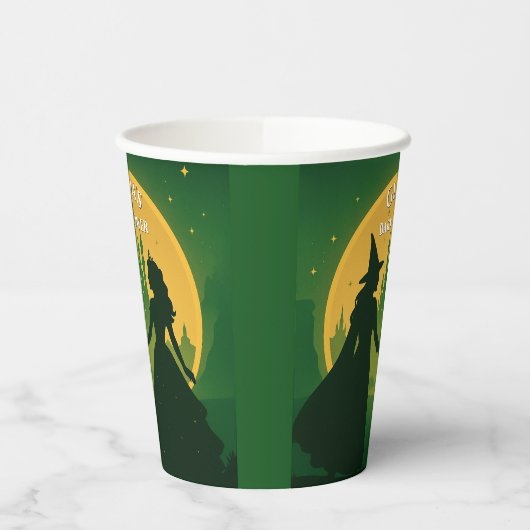 Wicked Baby Shower Cups - Elphaba & Glinda Party 紙コップ (左)