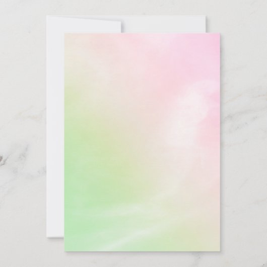 Wicked Birthday Invitation Elphaba and Galinda 招待状 (裏面)