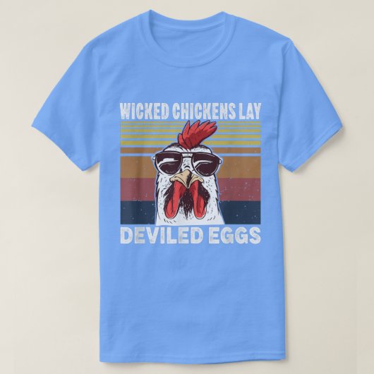 Wicked Chickens Lay Deviled Eggs Costume Halloween Tシャツ (デザイン正面)