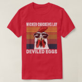 Wicked Chickens Lay Deviled Eggs Costume Halloween Tシャツ (デザイン正面)