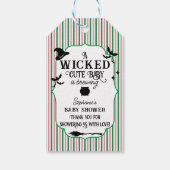 Wicked Cute Baby is Brewing ハロウィン・ベビーシャワー ギフトタグ (裏面)