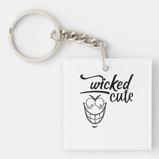wicked cute design キーホルダー (正面)