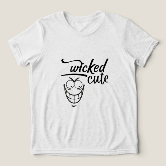 wicked cute design トライブレンドTシャツ (デザイン正面)
