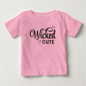 Wicked Cute Halloween ベビーTシャツ (正面)