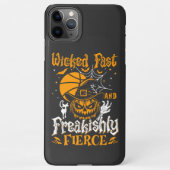Wicked Fast And Freakishly Fierce Sports Halloween iPhoneケース (裏面)