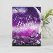 Wicked Fun Halloween Love Moon Save the Date Photo セーブザデート (スタンド正面)