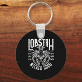 Wicked Good Lobstah Funny Maine Boston Cape Cod Lo キーホルダー (正面)