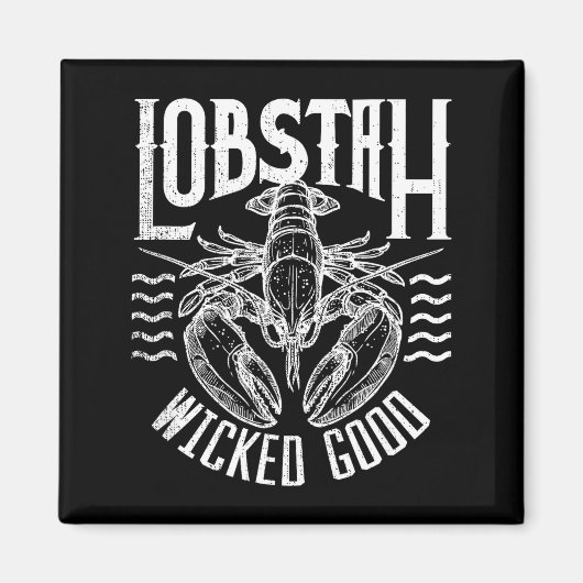 Wicked Good Lobstah Funny Maine Boston Cape Cod Lo マグネット (正面)