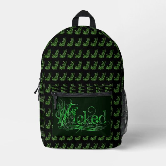 Wicked Green Backpack （2025ロゴ更新） プリントバックパック (正面)