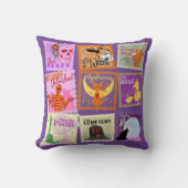 Wicked Halloween Stamp Collections Multi-colored クッション (正面)