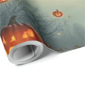 Wicked Mystical Witch Flying Over Full Moon 🌕 ラッピングペーパー (ロールコーナー)