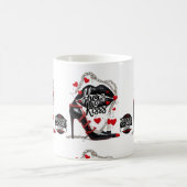 Wicked Polka Radio Hugs and Kisses Mug コーヒーマグカップ (中央)