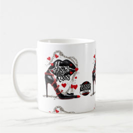 Wicked Polka Radio Hugs and Kisses Mug コーヒーマグカップ
