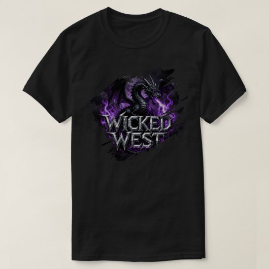 Wicked West - Dragon :: [Bassic-Tee] Tシャツ (デザイン正面)