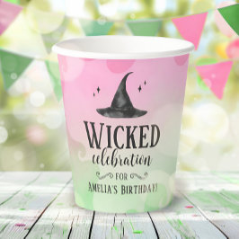Wicked Witch Birthday Party Paper cup 紙コップ