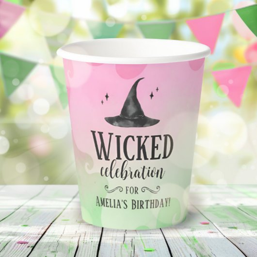 Wicked Witch Birthday Party Paper cup 紙コップ
