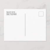 Wicked Witch Halloween Costume Party Invitation インビテーションポストカード (裏面)