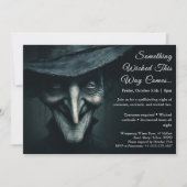 Wicked Witch Halloween Costume Party Invitation 招待状 (正面)