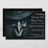 Wicked Witch Halloween Costume Party Invitation 招待状 (正面/裏面)