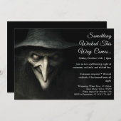 Wicked Witch Halloween Costume Party Invitation 招待状 (正面/裏面)