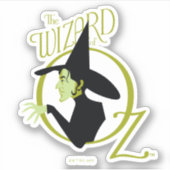 Wicked Witch™ The Wizard Of Oz™ Logo シール (正面)